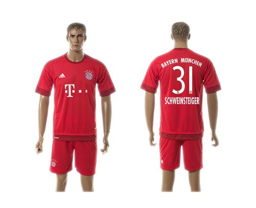 Bayern Munchen #31 Schweinsteiger Home Soccer Club Jersey