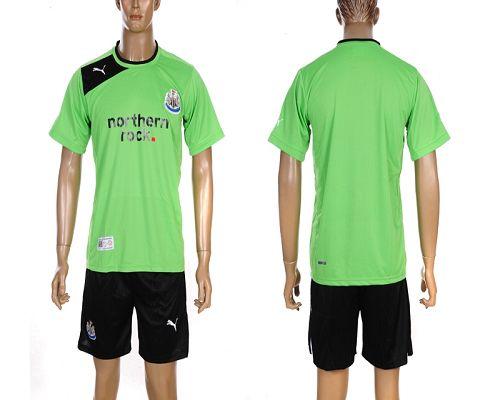 Newcastle Blank 2012/2013 Green Soccer Club Jersey