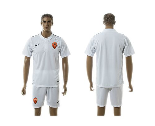 Roma Blank White Training Soccer Club Jersey