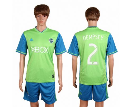 Seattle Sounders #2 Dempsey Home Soccer Club Jersey