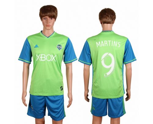 Seattle Sounders #9 Martins Home Soccer Club Jersey