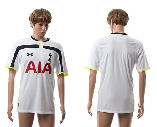 Spurs Blank White Home Soccer Club Jersey