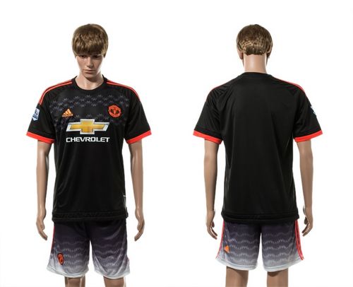Manchester United Blank Black Soccer Club Jersey