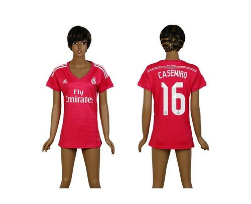 Women's Real Madrid #16 Casemiro Away Soccer Club Jersey
