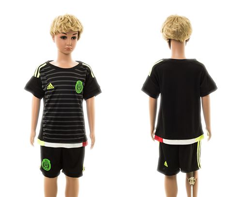 Mexico Blank Home Kid Soccer Country Jersey