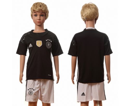 Germany Blank Goalkeeper Kid Soccer Country Jersey