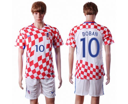 Croatia #10 Boban Home Soccer Country Jersey