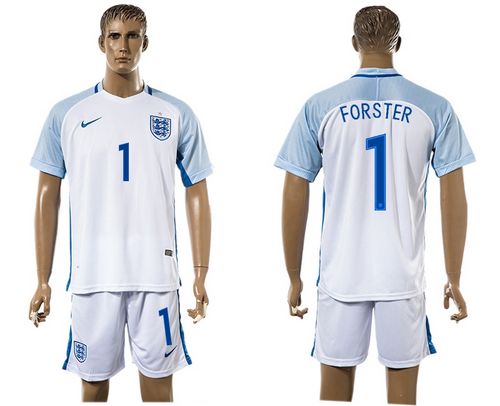 England #1 Forster Home Soccer Country Jersey