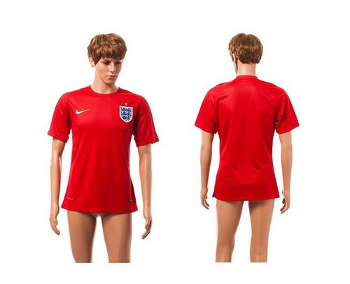 England Blank Red Away Thailand Edition Soccer Country Jersey