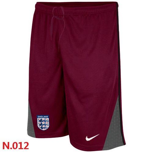  England 2014 World Soccer Performance Shorts Red