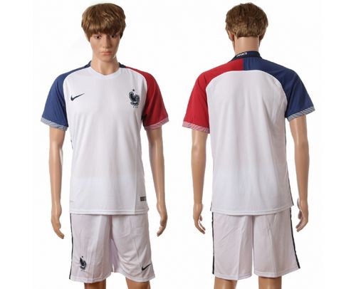 France Blank Away Soccer Country Jersey