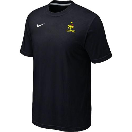  France 2014 World Small Logo Soccer T Shirts Black