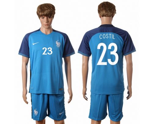 France #23 Costil Home Soccer Country Jersey