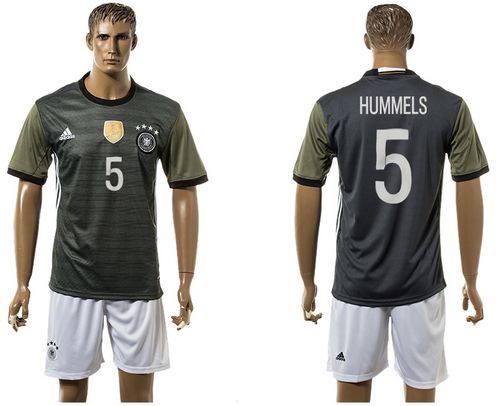 Germany #5 Hummles Away Soccer Country Jersey