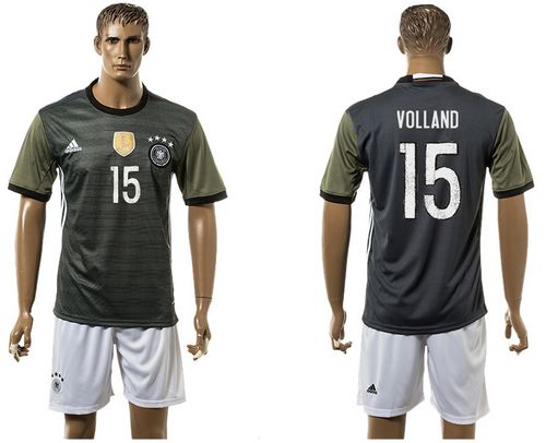 Germany #15 Volland Away Soccer Country Jersey