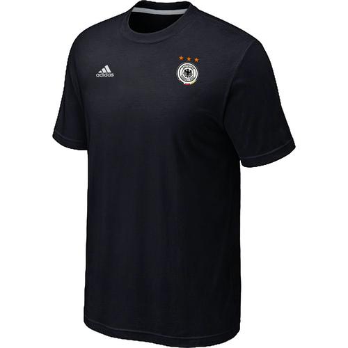  Germany 2014 World Small Logo Soccer T Shirts Black