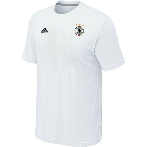  Germany 2014 World Small Logo Soccer T Shirts White