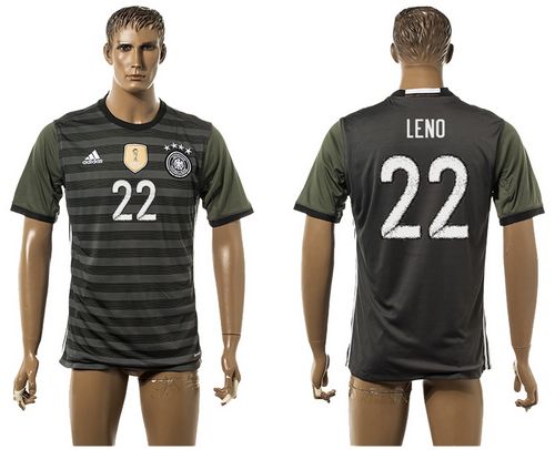 Germany #22 Leno Away Soccer Country Jersey