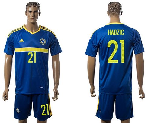 Bosnia Herzegovina #21 Hardzic Home Soccer Country Jersey