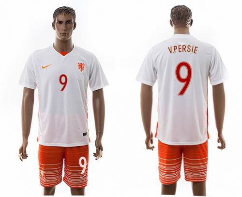 Holland #9 V.Persie Away Soccer Country Jersey