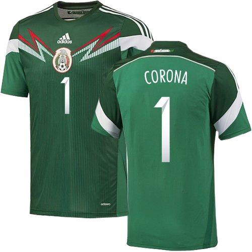 Mexico #1 Jose Corona Green Home Soccer Country Jersey