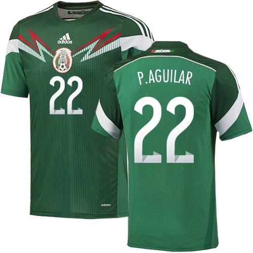 Mexico #22 Paul Aguilar Green Home Soccer Country Jersey