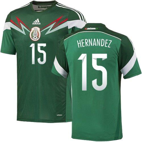 Mexico #15 Luis Hernandez Green Home Soccer Country Jersey