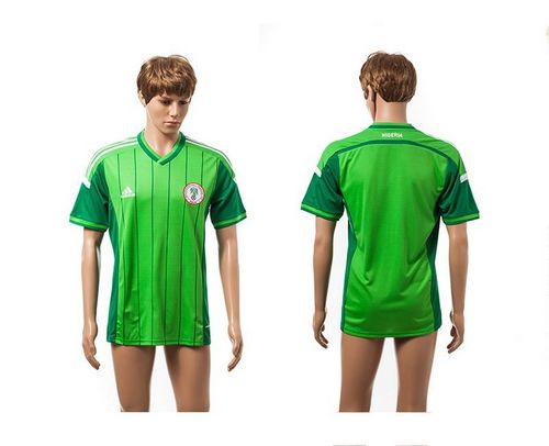 Nigeria Blank Home Thailand Edition Soccer Country Jersey