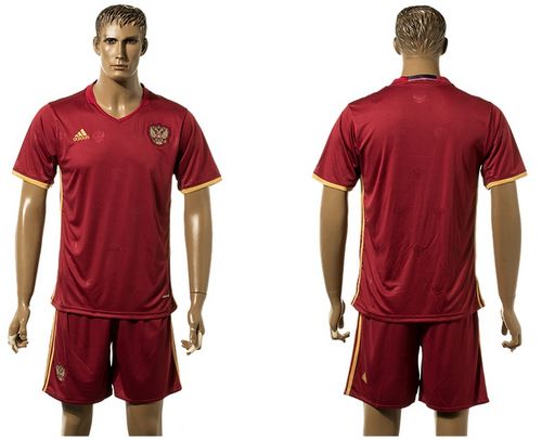 Russia Blank Red Home Soccer Country Jersey