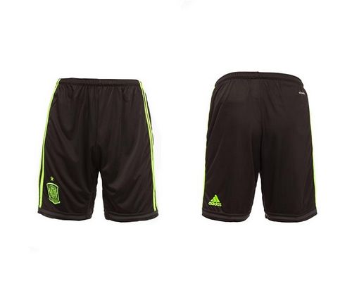 Spain Blank Black Away Shorts