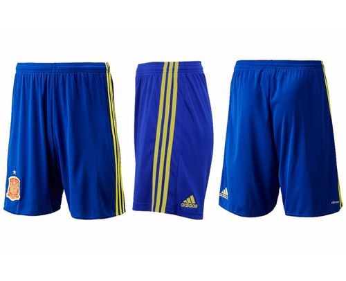 Spain Blue Home Soccer Country Shorts