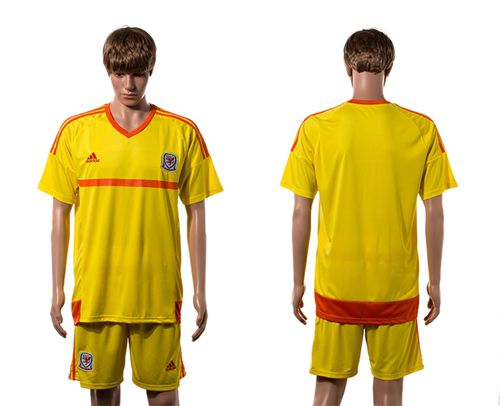 Wales Blank Away Soccer Country Jersey