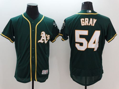 Athletics #54 Sonny Gray Green Flexbase Authentic Collection Stitched MLB Jersey