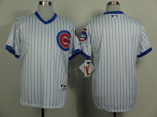Cubs Blank White 1988 Turn Back The Clock Stitched MLB Jersey