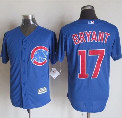 Cubs #17 Kris Bryant Blue New Cool Base Stitched MLB Jersey