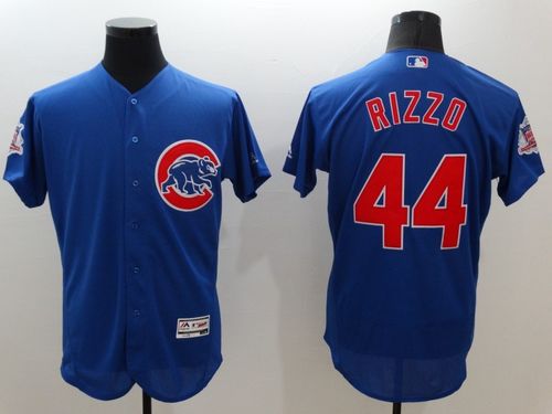 Cubs #44 Anthony Rizzo Blue Flexbase Authentic Collection Stitched MLB Jersey