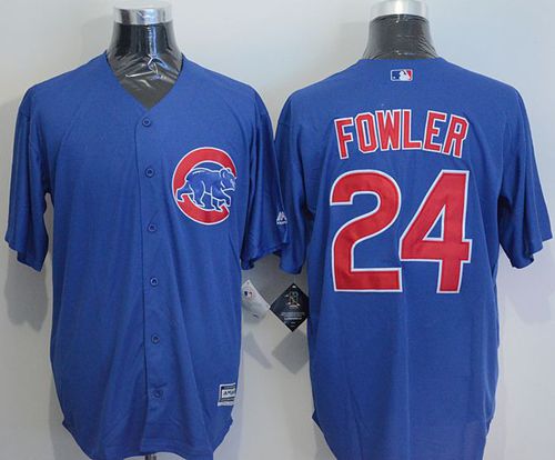 Cubs #24 Dexter Fowler Blue New Cool Base Stitched MLB Jersey