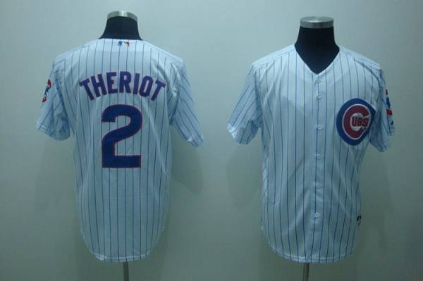 Cubs #2 Ryan Theriot Stitched White MLB Jersey