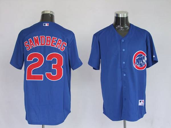 Cubs #23 Ryne Sandberg Stitched Blue MLB Jersey