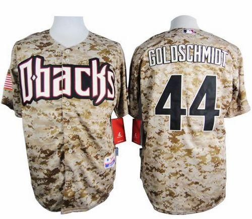 Diamondbacks #44 Paul Goldschmidt Camo Cool Base Stitched MLB Jersey