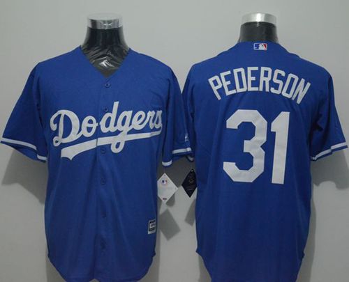 Dodgers #31 Joc Pederson Blue New Cool Base Stitched MLB Jersey