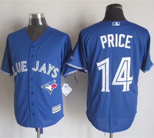 Blue Jays #14 David Price Blue New Cool Base Stitched MLB Jersey