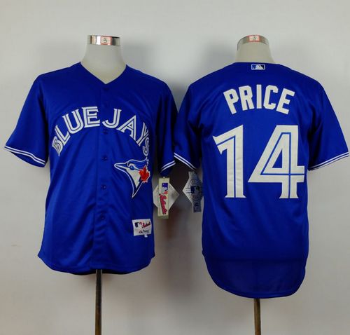 Blue Jays #14 David Price Blue Cool Base Stitched MLB Jersey