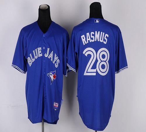 Blue Jays #28 Colby Rasmus Blue Alternate Cool Base 2012 Stitched MLB Jersey