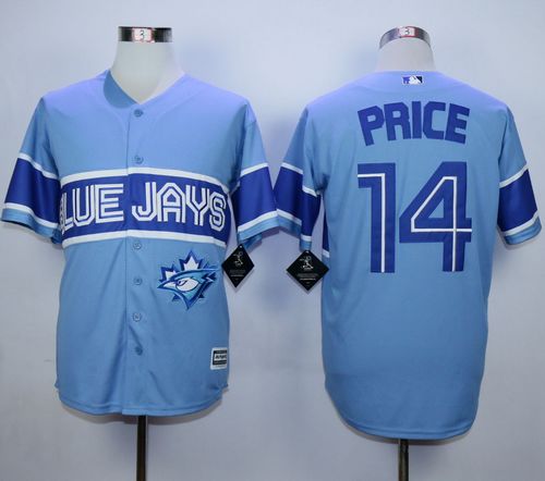 Blue Jays #14 David Price Light Blue Exclusive New Cool Base Stitched MLB Jersey