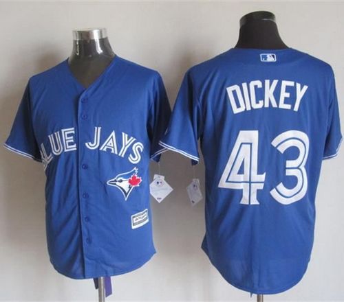 Blue Jays #43 R.A. Dickey Blue New Cool Base Stitched MLB Jersey