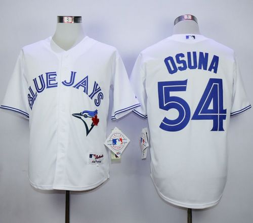 Blue Jays #54 Roberto Osuna White Cool Base Stitched MLB Jersey
