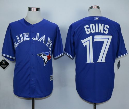 غراف Blue Jays #17 Ryan Goins Blue New Cool Base Stitched MLB Jersey at ... غراف