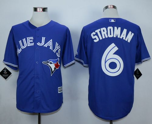 Blue Jays #6 Marcus Stroman Blue New Cool Base Stitched MLB Jersey