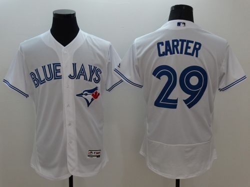 Blue Jays #29 Joe Carter White Flexbase Authentic Collection Stitched MLB Jersey